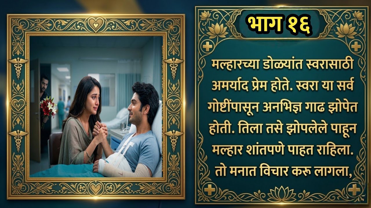 मल्हारवर जीवघेणा हल्ला! स्वरा आणि मल्हारचे प्रेम जिंकणार की दक्षचा भयंकर कट |Marathi Story| Part 16