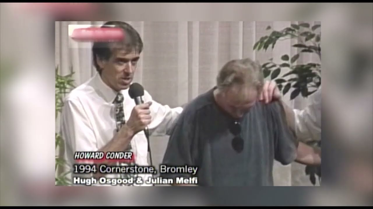 Hugh Osgood & Julian Melfi of Cornerstone Church pray & release Howard Conder to fulfil his ministry
