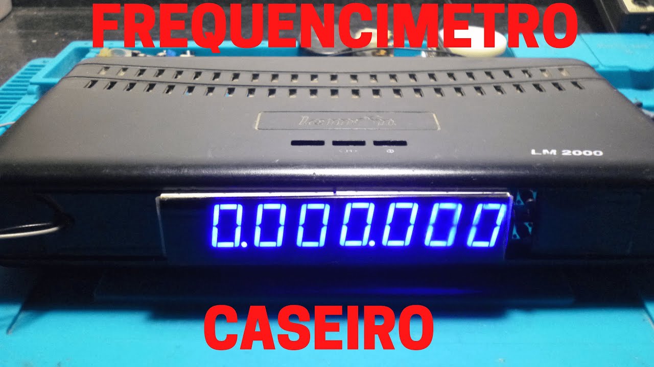 veja o meu frequencimetro caseiro e suas modifica&ccedil;&otilde;es