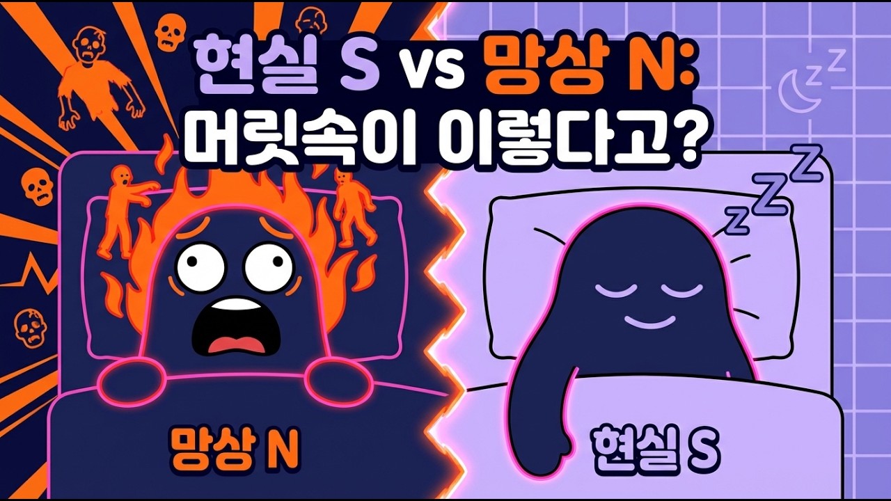 현실 S vs 망상 N: 머릿속이 이렇다고? MBTI - 