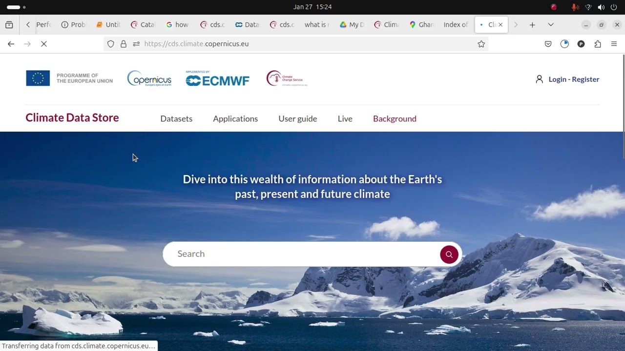 HOW TO DOWNLOAD CHIRPS DATASETS