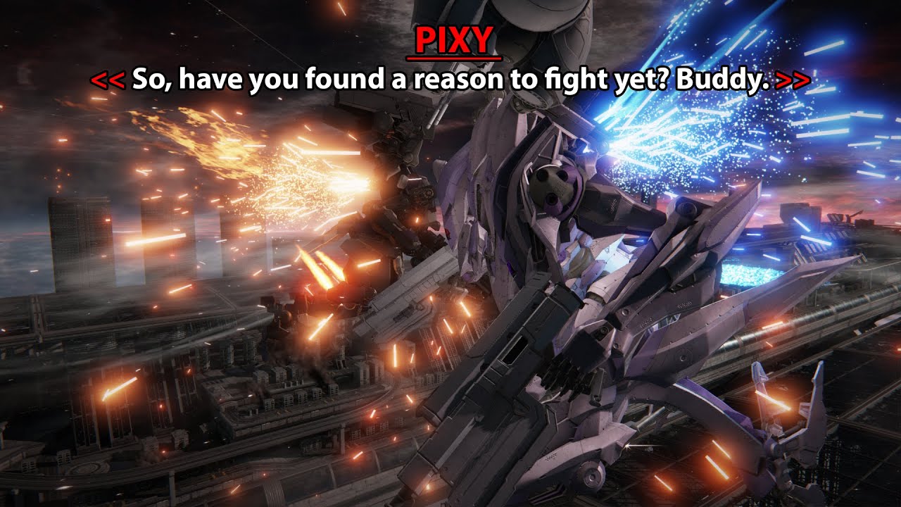 Armored Core 6: Fighting V.IV Rusty, except Zero is playing in the background