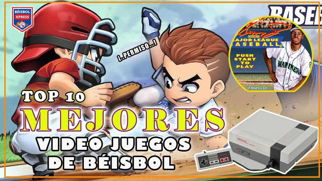 10 Mejores VIDEOJUEGOS de Béisbol | @MLB