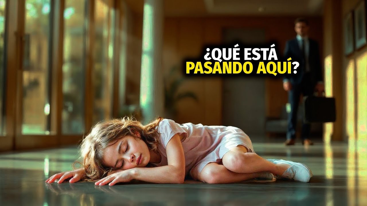 EL MILLONARIO LLEGÓ A CASA Y VIO A SU HIJA DURMIENDO EN EL SUELO. Y SE QUEDÓ PARALIZADO AL DESCUBRIR