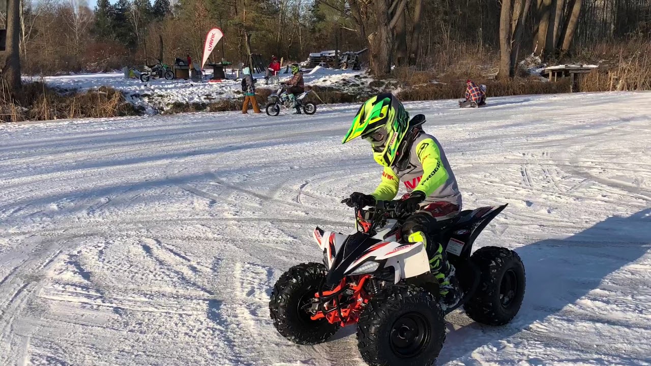 Kayo 110 ice snow training  #iceracing