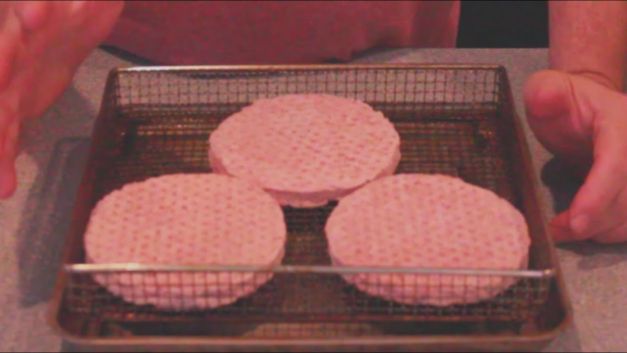 Frozen Burgers in Air Fryer
