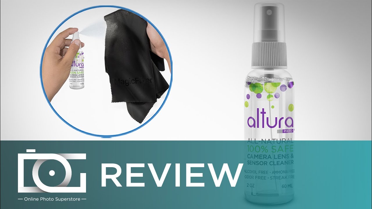Camera Lens & Sensor Cleaner - Altura Photo&reg; (All-Natural, Made In USA, Streak-Free)