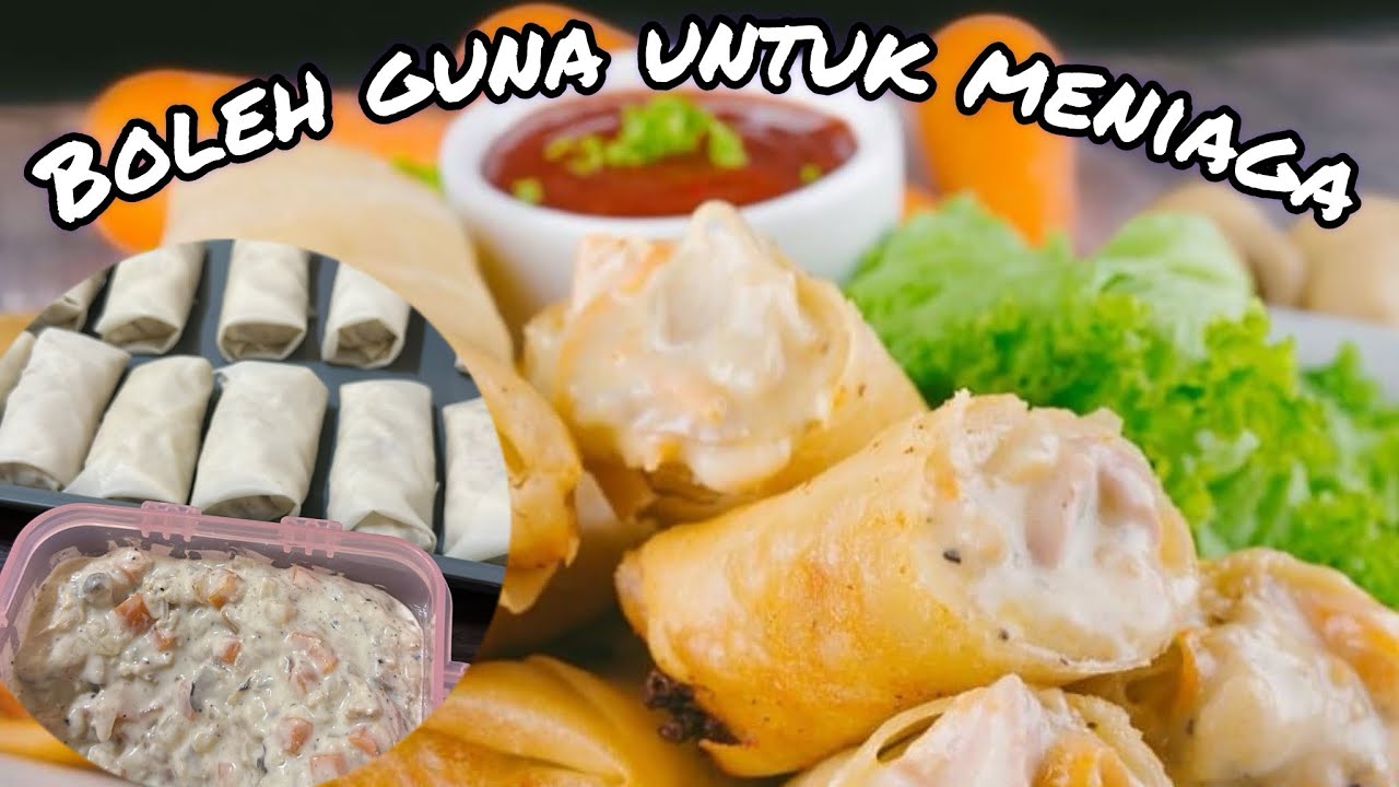 Resepi Popia Carbonara | JOM MASAK !