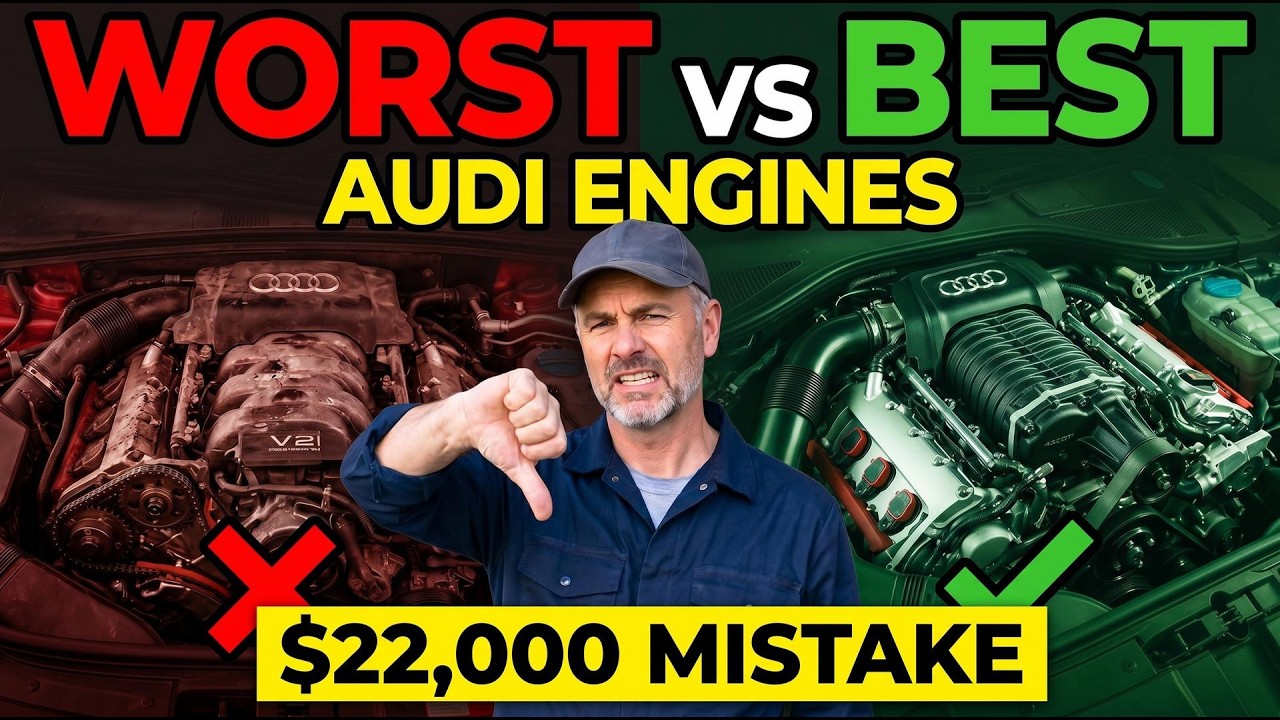 3 WORST and 4 BEST Audi Engines You Can Actually Own