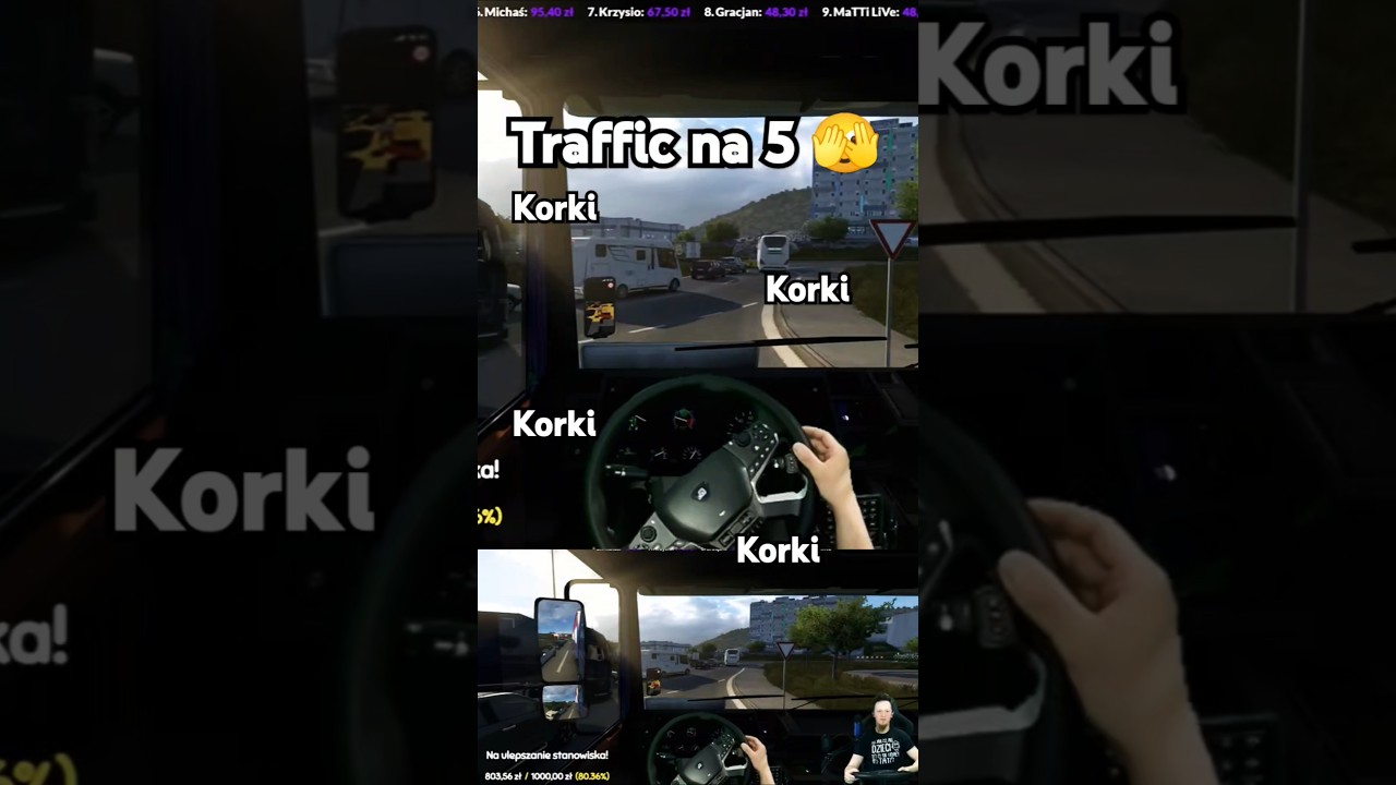 TRAFFIC TYLKO NA 5 A KORKI JAK PRZY ODPUŚCIE. #ets2 #ets2mods #ets2mod #eurotrucksimulator2