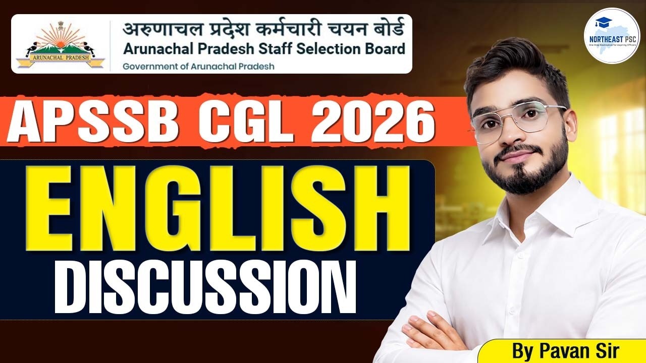 APSSB CGL 2026 I English Discussion I by Pavan Sir #apssb #cgl2026