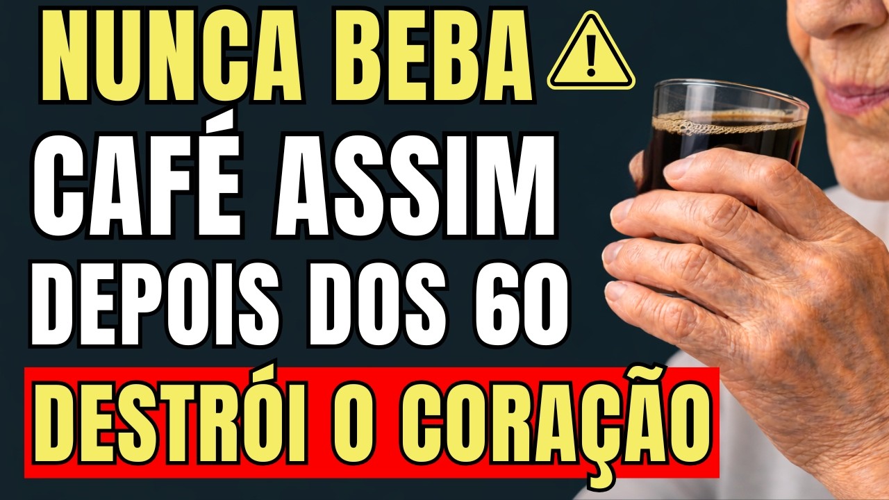 Cardiologista alerta: tomar CAFÉ assim após os 60 pode aumentar o risco de ataque cardíaco