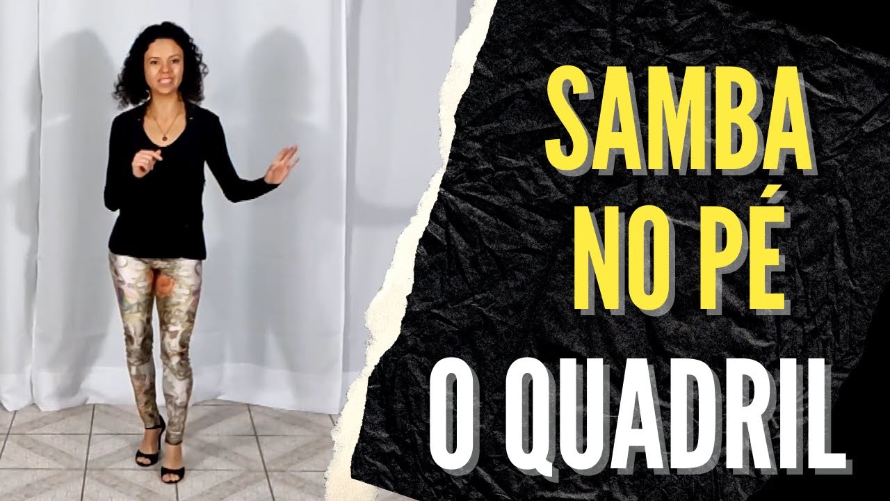 Como Dançar Samba no Pé  - Aula 03  - Quadril  - Iniciante