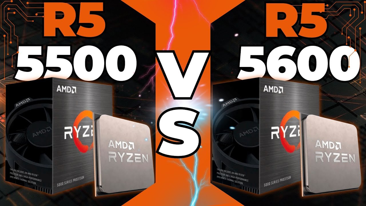 Ryzen 5 5500 vs Ryzen 5 5600 - Teste Comparativo