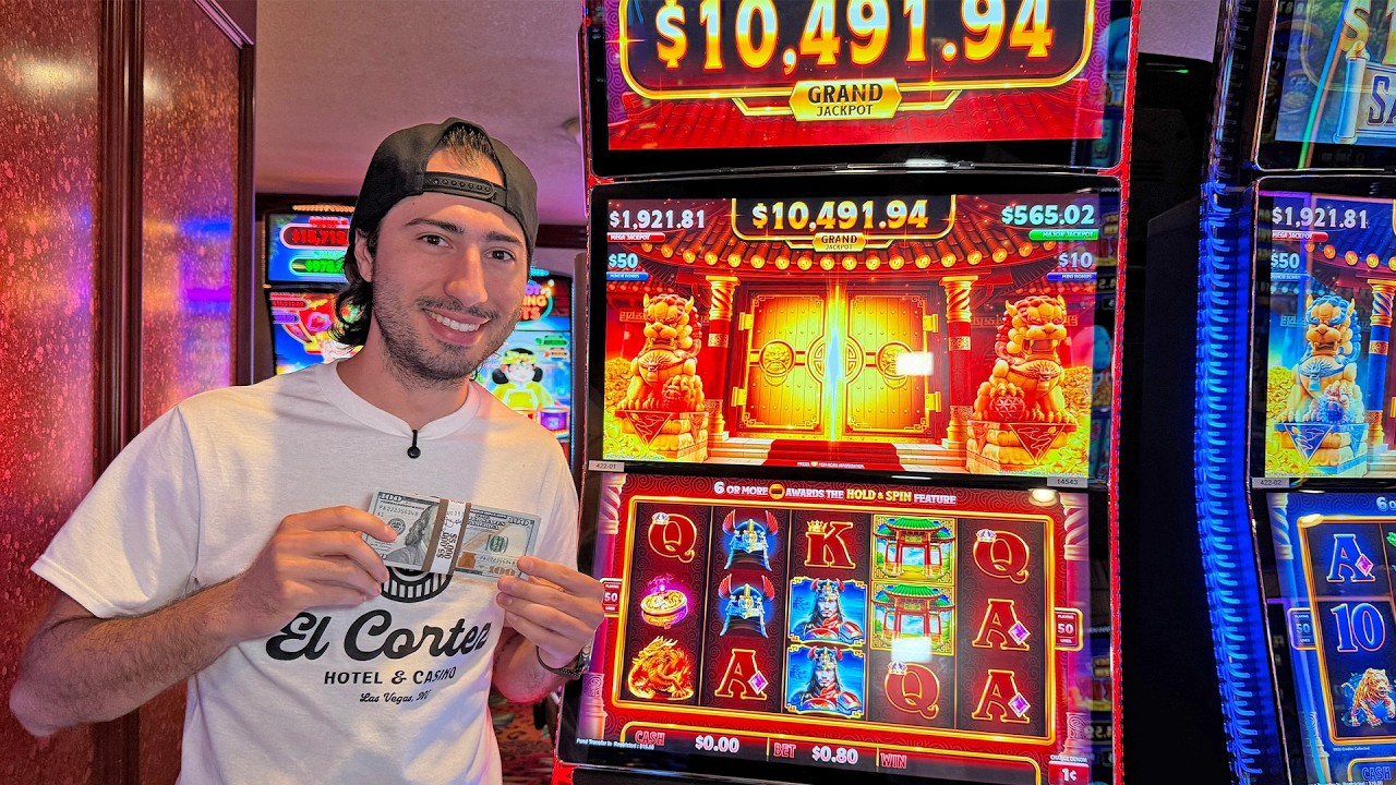 Running After My Next $10,000 GRAND JACKPOT At El Cortez!!!