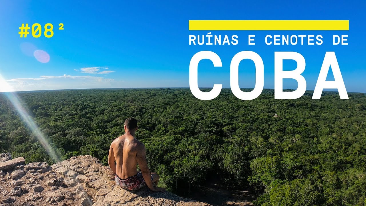 Ruínas de Cobá no México (Cenotes em Cobá e Valladolid)