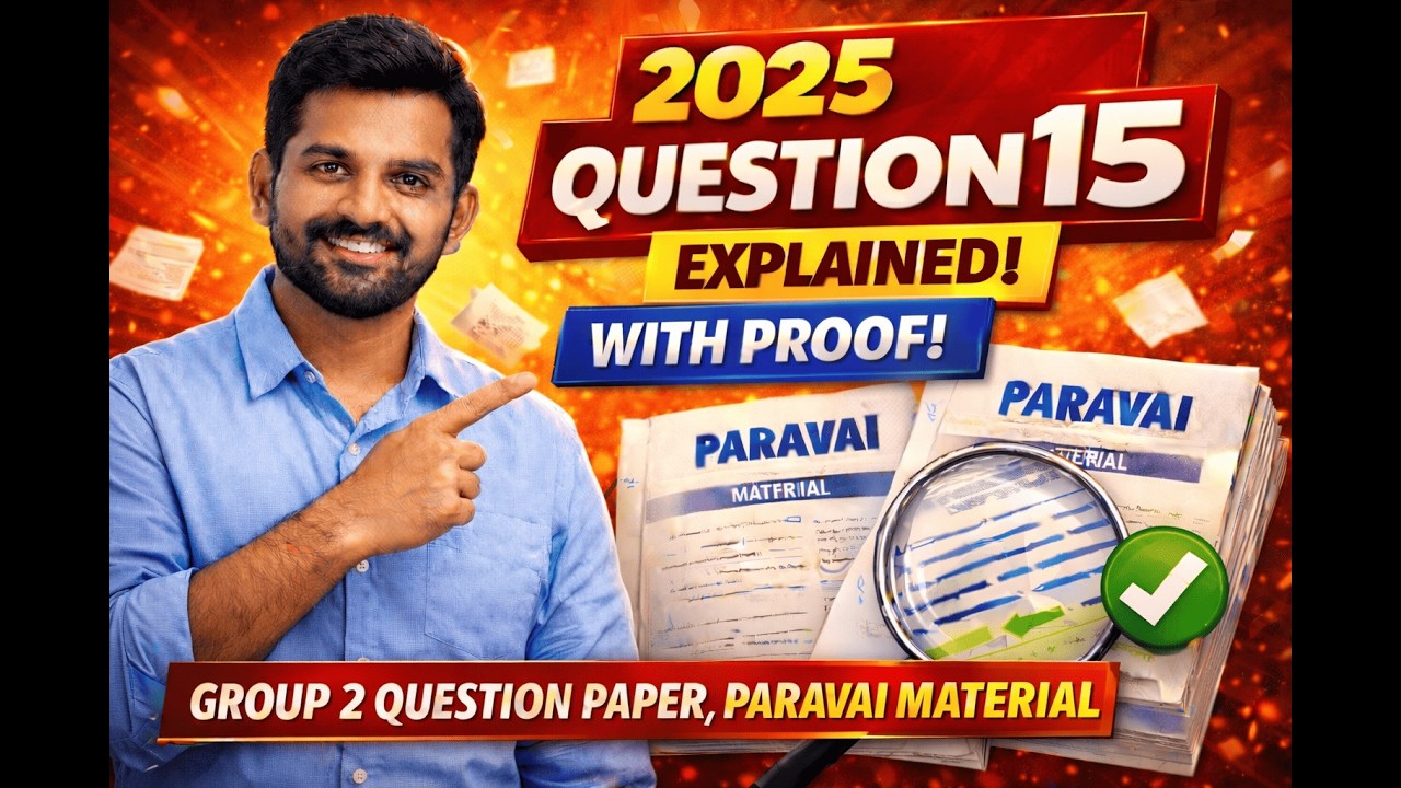 GENERAL ENGLISH GROUP 2 - QUESTION 15 - WITH PROOF (PARAVAI MATERIAL)