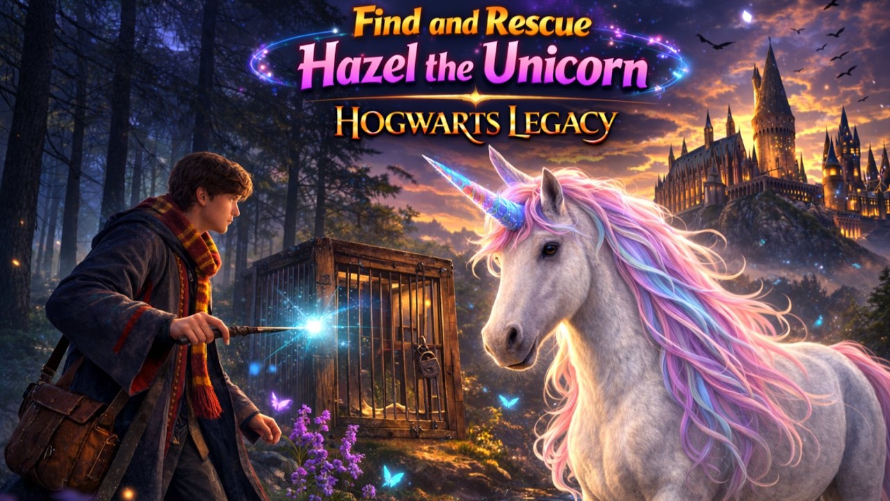 Find and Rescue Hazel the Unicorn | Hogwarts Legacy
