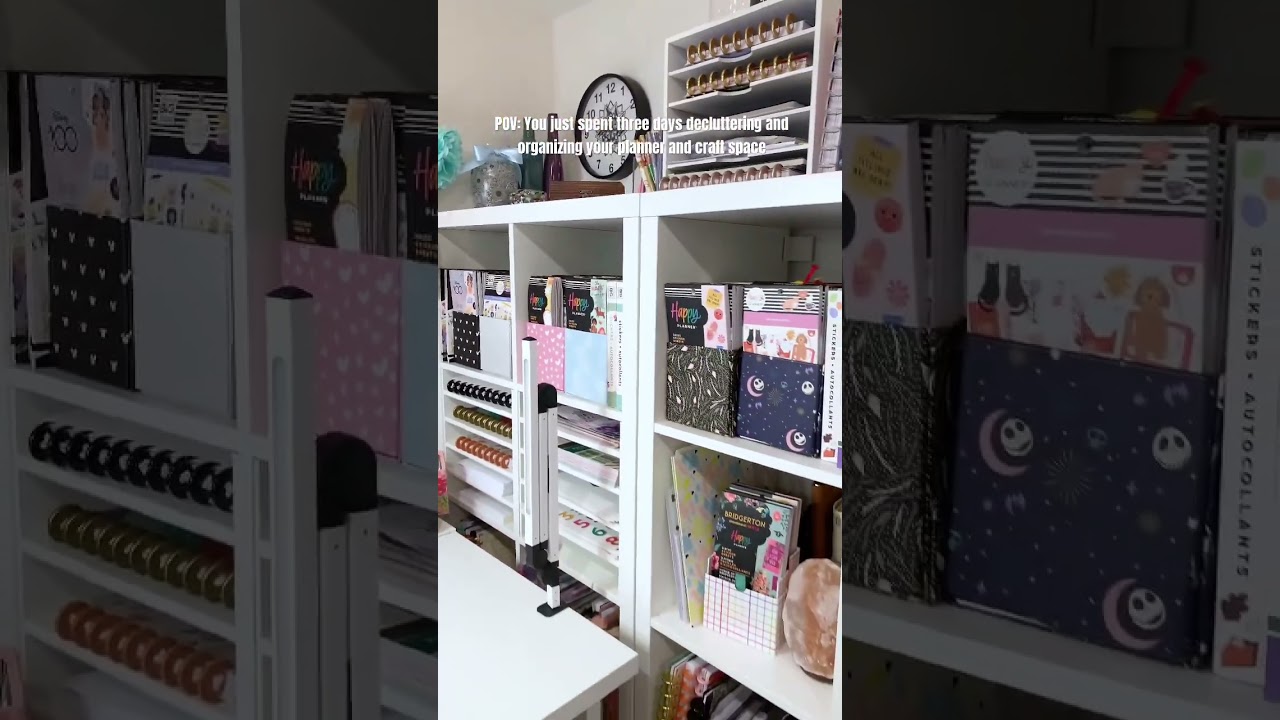 Craft Room and Planner Space Organization February 2024