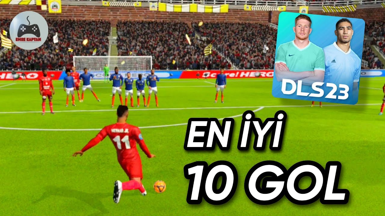 DLS 23 EN İYİ 10 GOL - DREAM LEAGUE SOCCER 2023