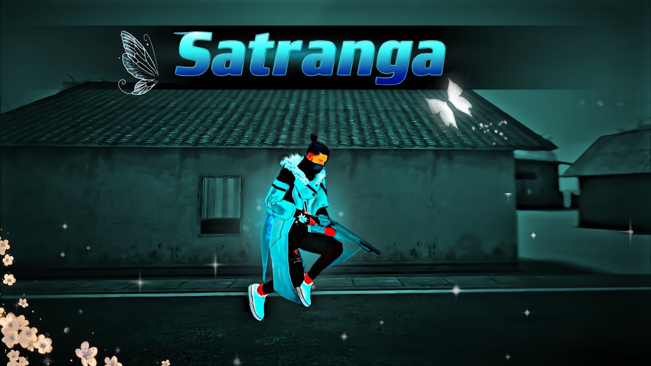 ⚡FREE FIRE MONTAGE VIDEO EDITING 🔥| 💖SATRANGA💕