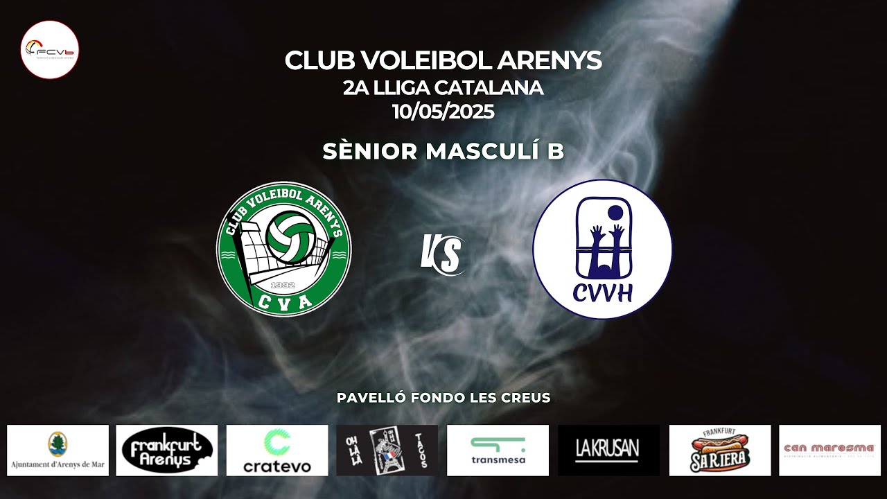 La Krusan Arenys Vòlei vs CV Vall d'Hebron