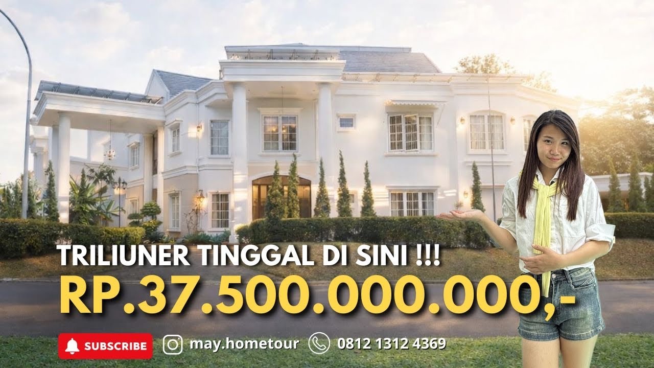 Rumah Triliuner Indonesia.. Orang kaya lama Alam Sutera😍