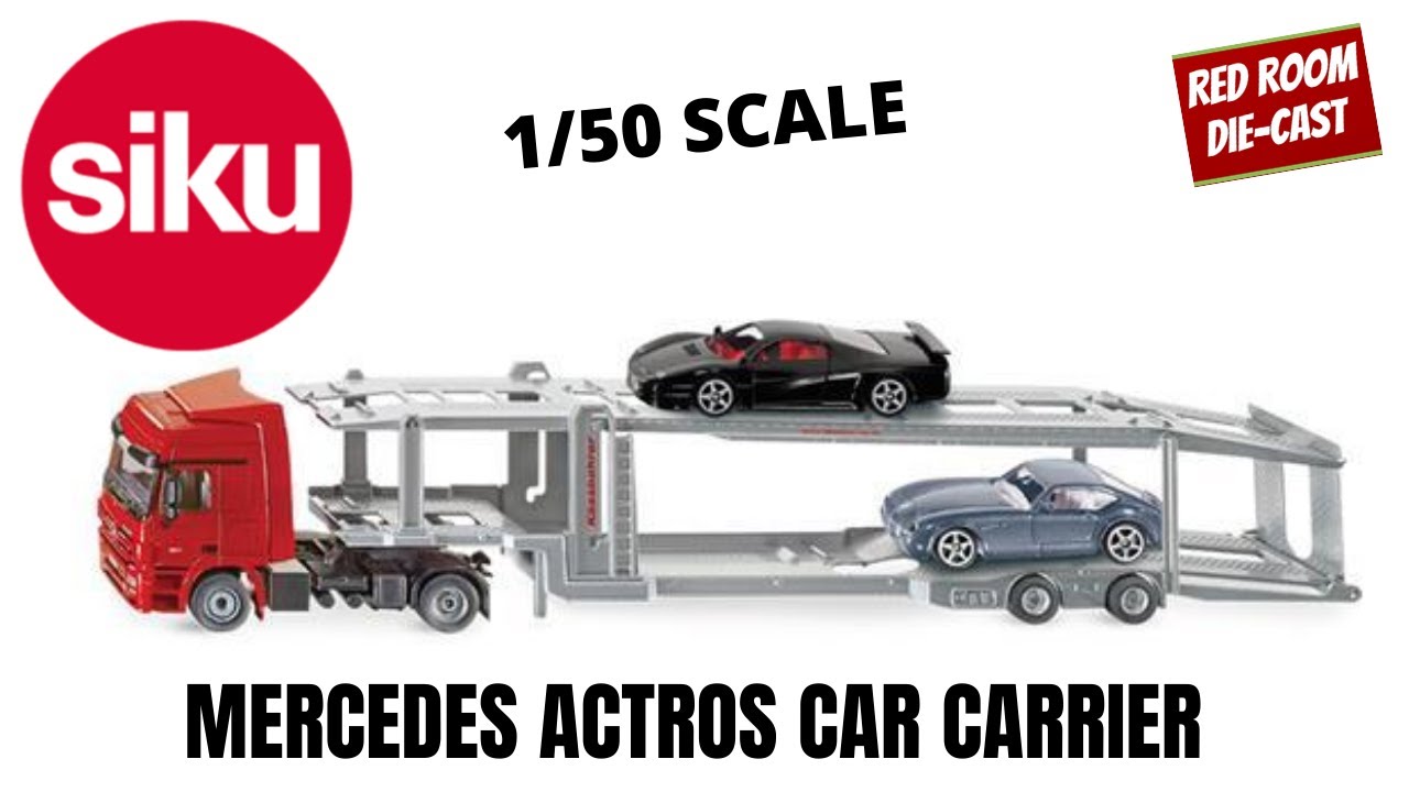 MERCEDES ACTROS CAR CARRIER - By SIKU