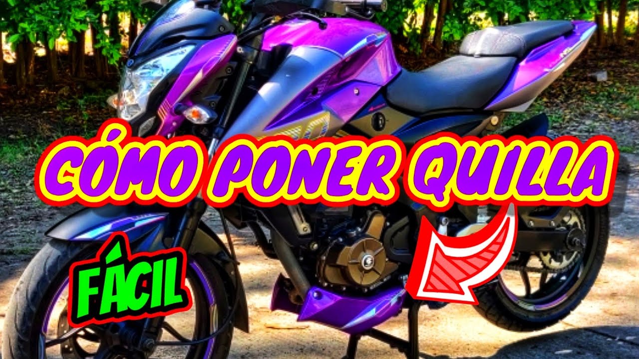 COMO INSTALAR QUILLA   PECHERA NS 200👍👍