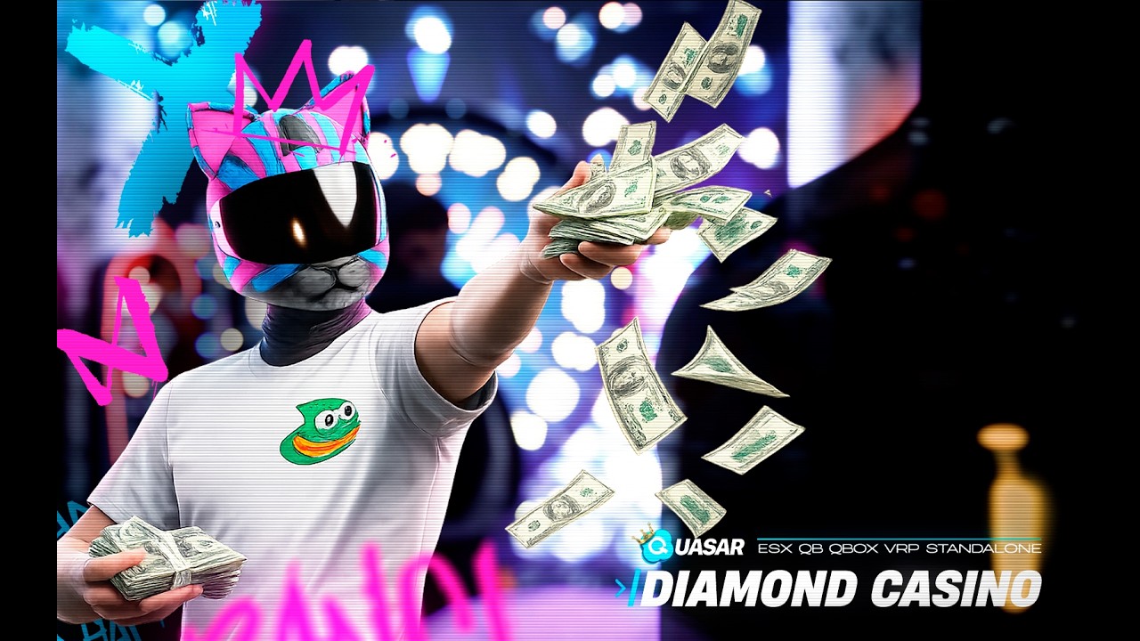 Quasar Diamond Casino 2.0 для FiveM | Лучшее казино для QBCore, ESX, QBox и Standalone