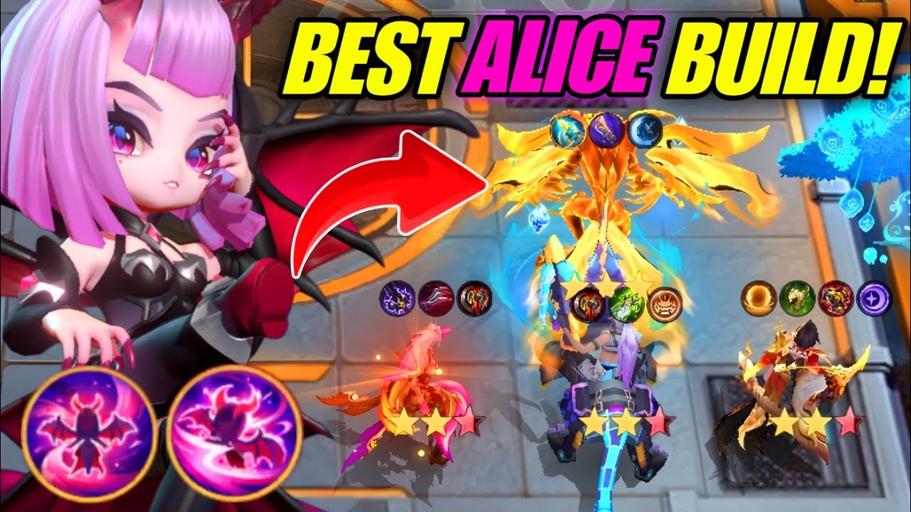 NEW COMMANDER ALICE with ZILONG'S WEAPON!! (Magic Chess Go Go)