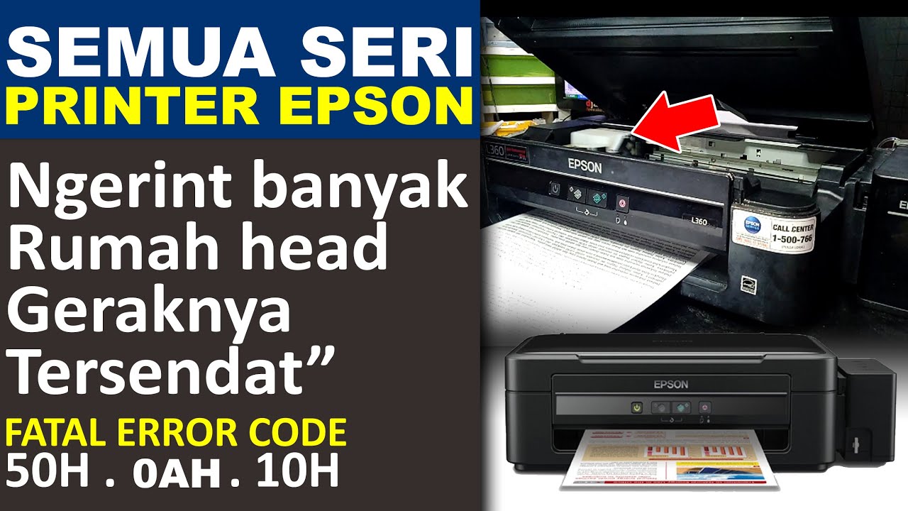 Cara Memperbaiki Printer Epson Saat Print Rumah Head Geraknya Tersendat Sendat