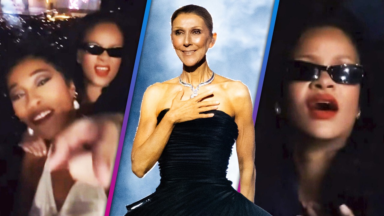 Rihanna FANGIRLS for Celine Dion, Sings Along at Paris Concert