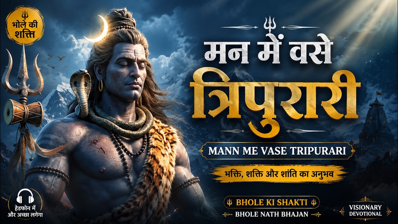 Mann Me Vase Tripurari | मन में वसे त्रिपुरारी | Bhole Ki Shakti | Bhole Nath Bhajan| Maha Shivratri