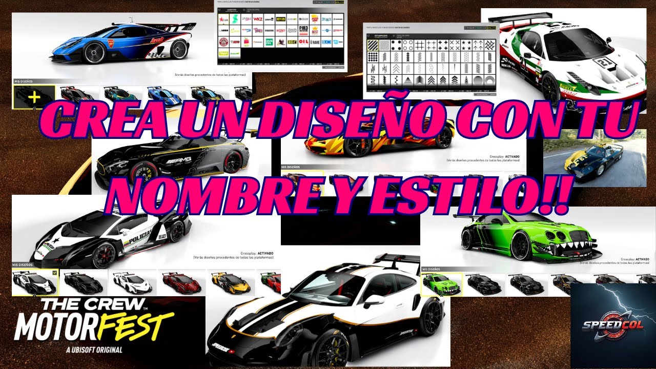 Crea tu diseño personalizado/Tutorial para diseñador/ The Crew Motorfest