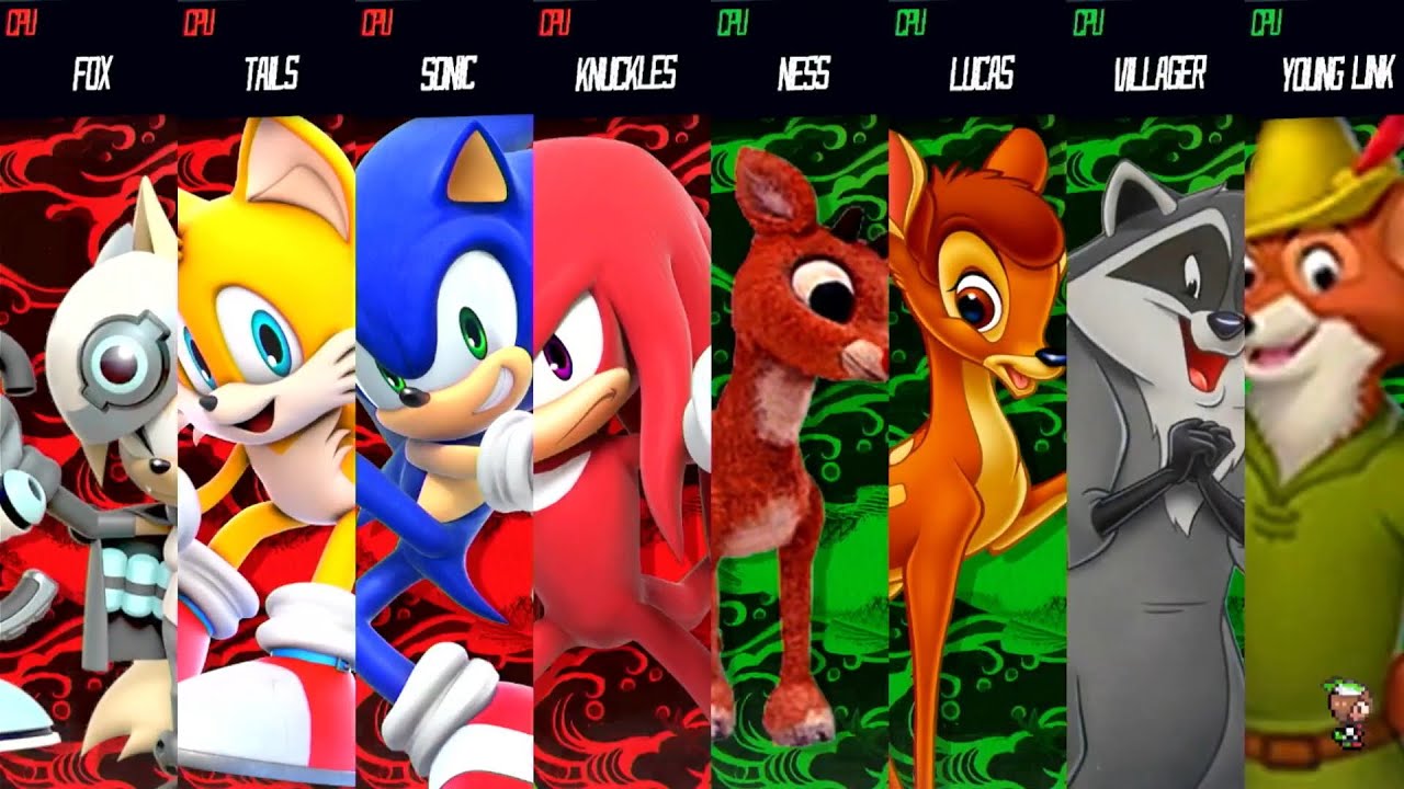 Team Sonic VS Team Robin Hood - Requested Smash Bros Battle