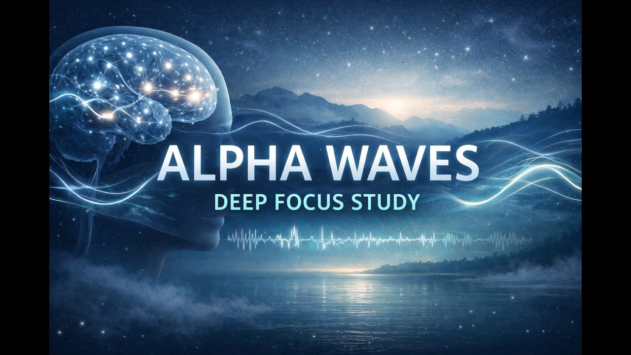 90 Minutes Alpha Waves for Deep Focus 🧠 Study Music for Exams & Concentration