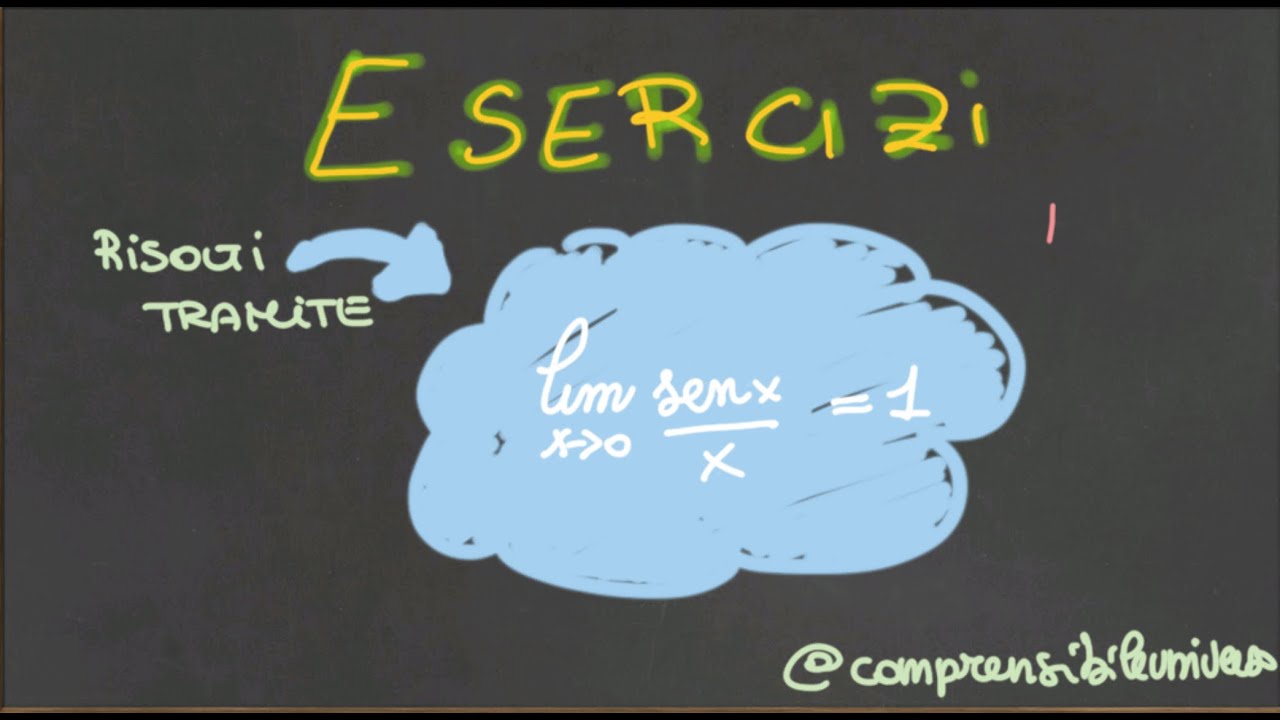 Esercizi con il limiti notevoli