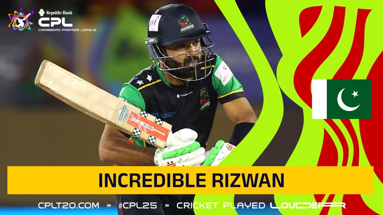 Mohammad Rizwan's TWO Incredible Innings vs Saint Lucia and Guyana! | CPL 2025