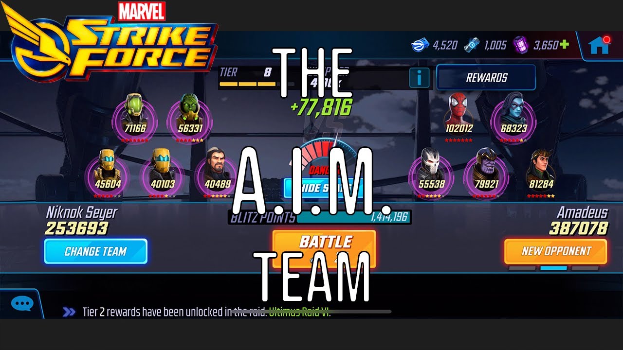 The A.I.M. Team Showcase - Marvel Strike Force