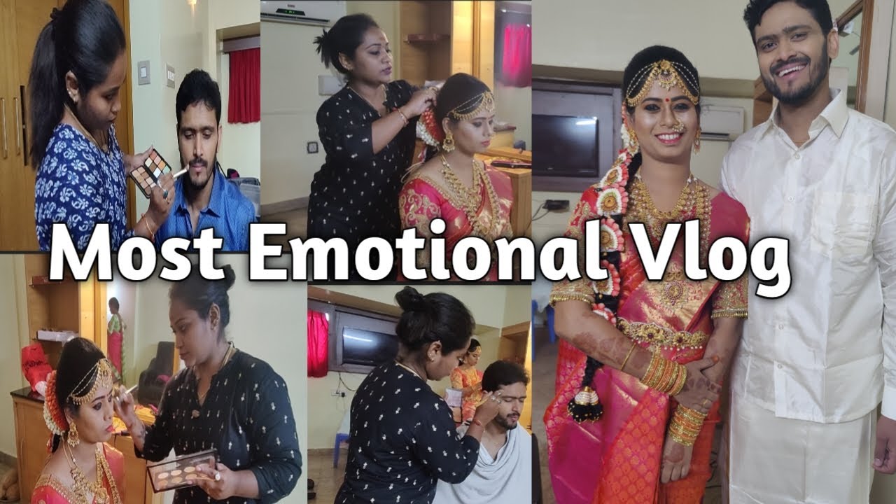 Bridal makeup vlog | South Indian Traditional Mukoortham Makeup & Groom Makeup | Positivity 8 Makeup