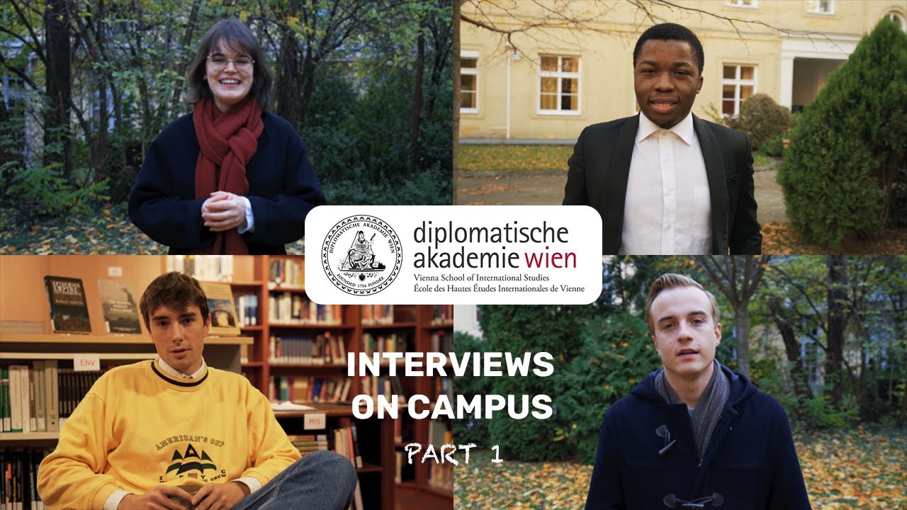 What students say about the Diplomatic Academy of Vienna | Interviews on Campus Part 1