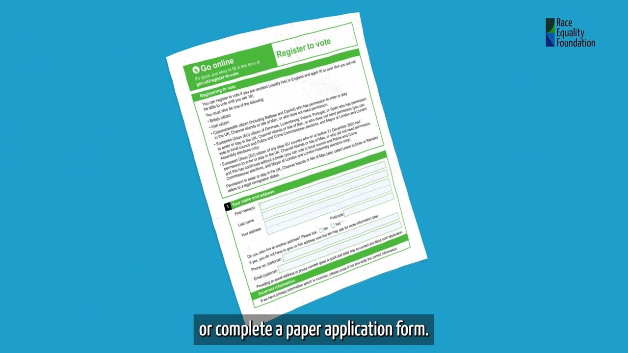 How to register to vote in the UK