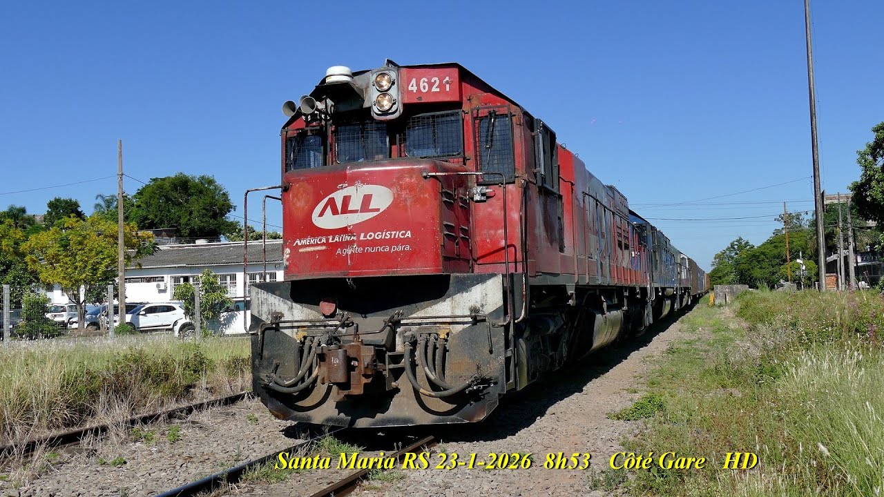 Train de fret – Trem de carga, Santa Maria RS, Brasil.  1/3
