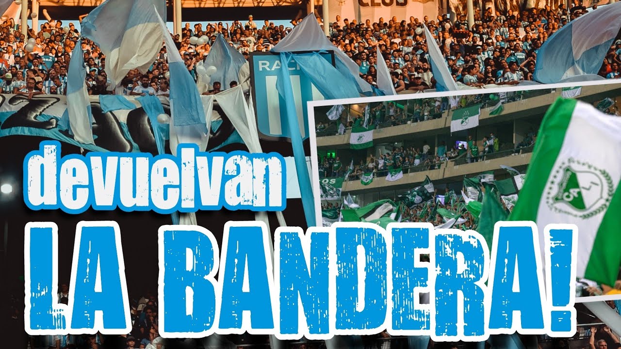 Deportivo Cali tiene un trapo de Racing | ¿Peligra el partido con Boca?
