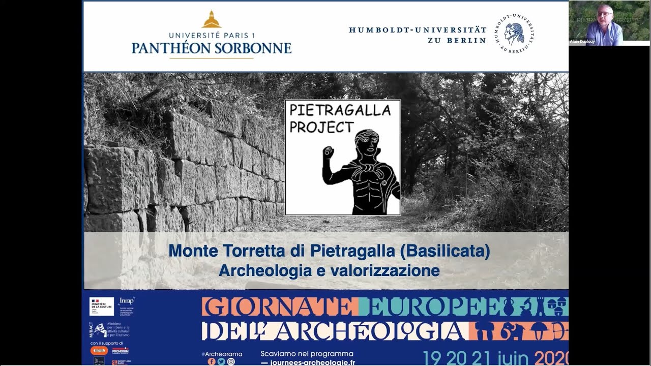 Alain Duplouy - Il Pietragalla Project : Archeologia e valorizzazione