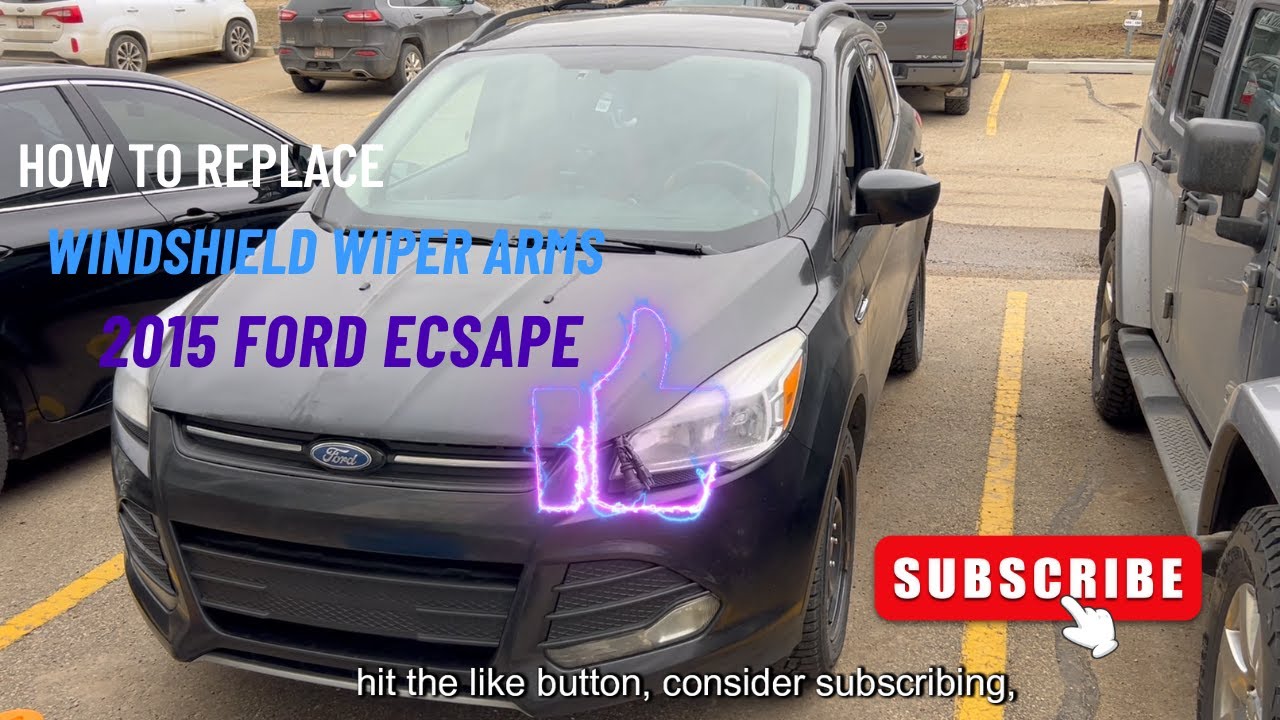 How To Replace Wiper Arms On 2015 (2013-2019) Ford Escape– Step-by-Step DIY Guide