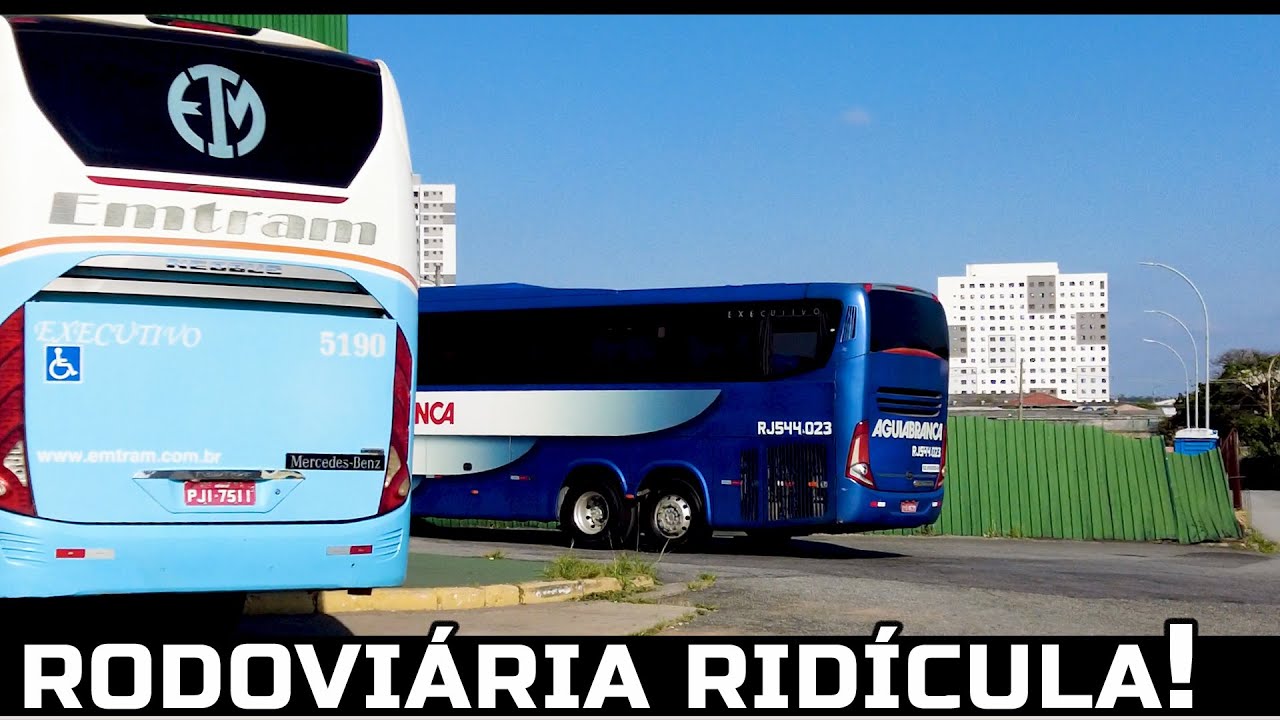 A RODOVIÁRIA MAIS RIDÍCULA QUE JÁ VI NA VIDA - MOVIMENTO DE ÔNIBUS EM OSASCO