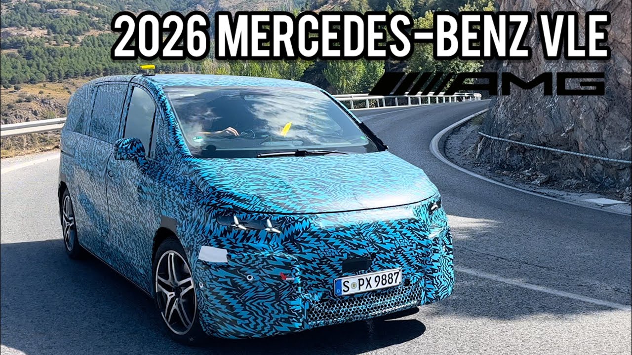 SPIED TESTING 2026 MERCEDES-BENZ VLE! (*V-CLASS SUCCESOR*)