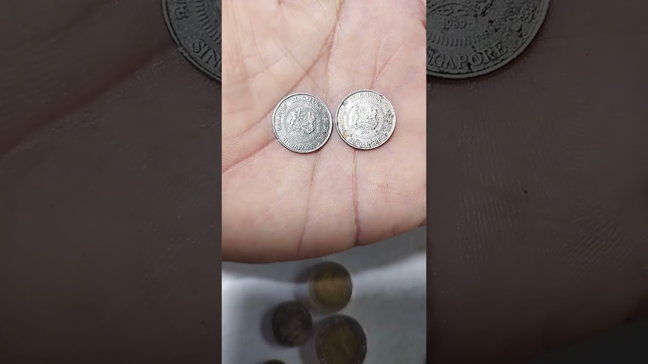 1989,1990 Singapura 10 Cents Singapore